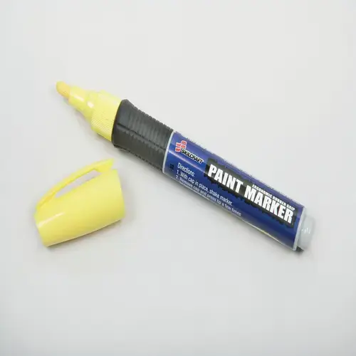 PAINT MARKERS - 6 MEDIUM POINT YELLOW